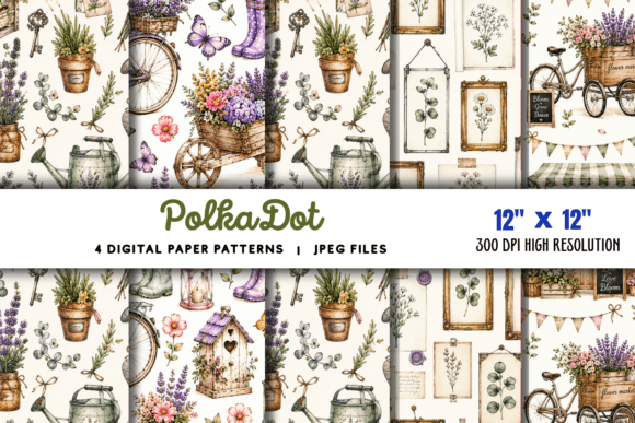 Download Polka Dot Digital Paper Background - Polka dot digital paper Collection
