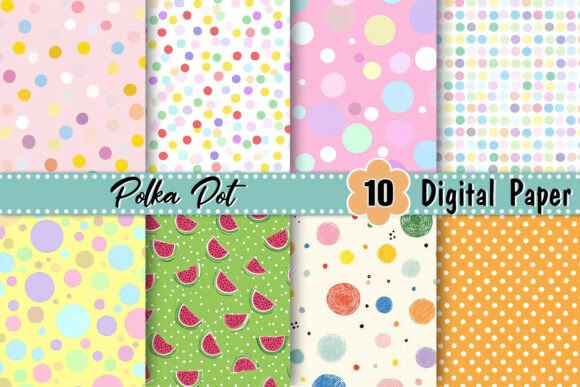 Download Polka Dot Digital Paper - Polka dot digital paper Collection