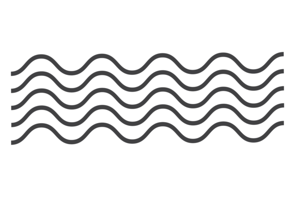Download Black Wavy Lines. Smooth Curve. Ornate P - Premium Resources