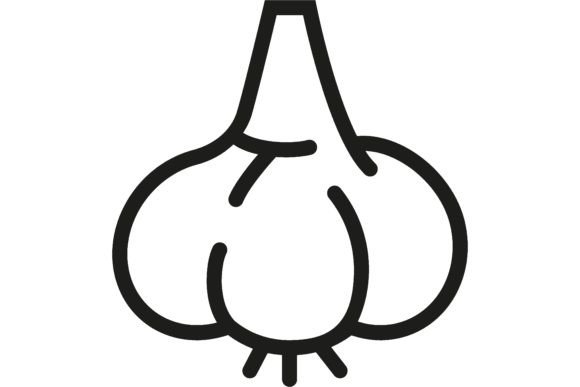 Download Garlic Line Icon. Spicy Meal, Ingredient - Meal Collection